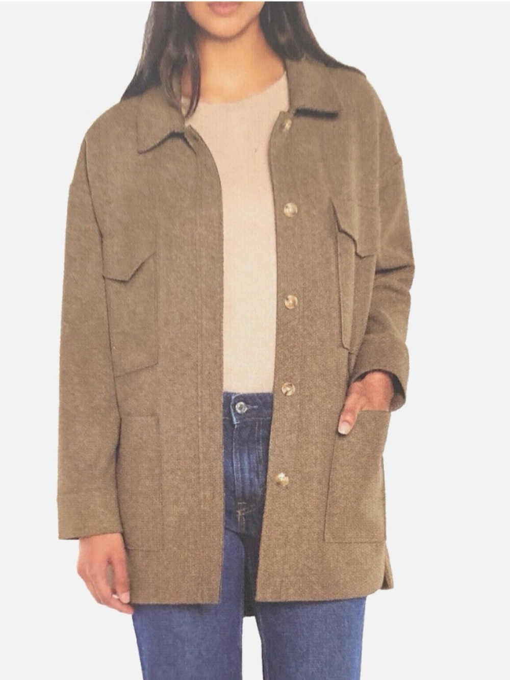 Banana Republic Utility Shacket Jacket